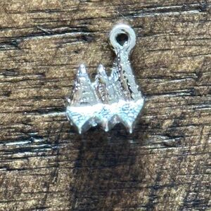 Cool Sterling Silver Grand Tetons Charm